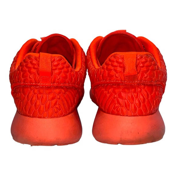 Nike Roshe One DMB Bright Crimson Diamondback Snakeskin Sneaker sz 8.5 US 807460 - Picture 7 of 12